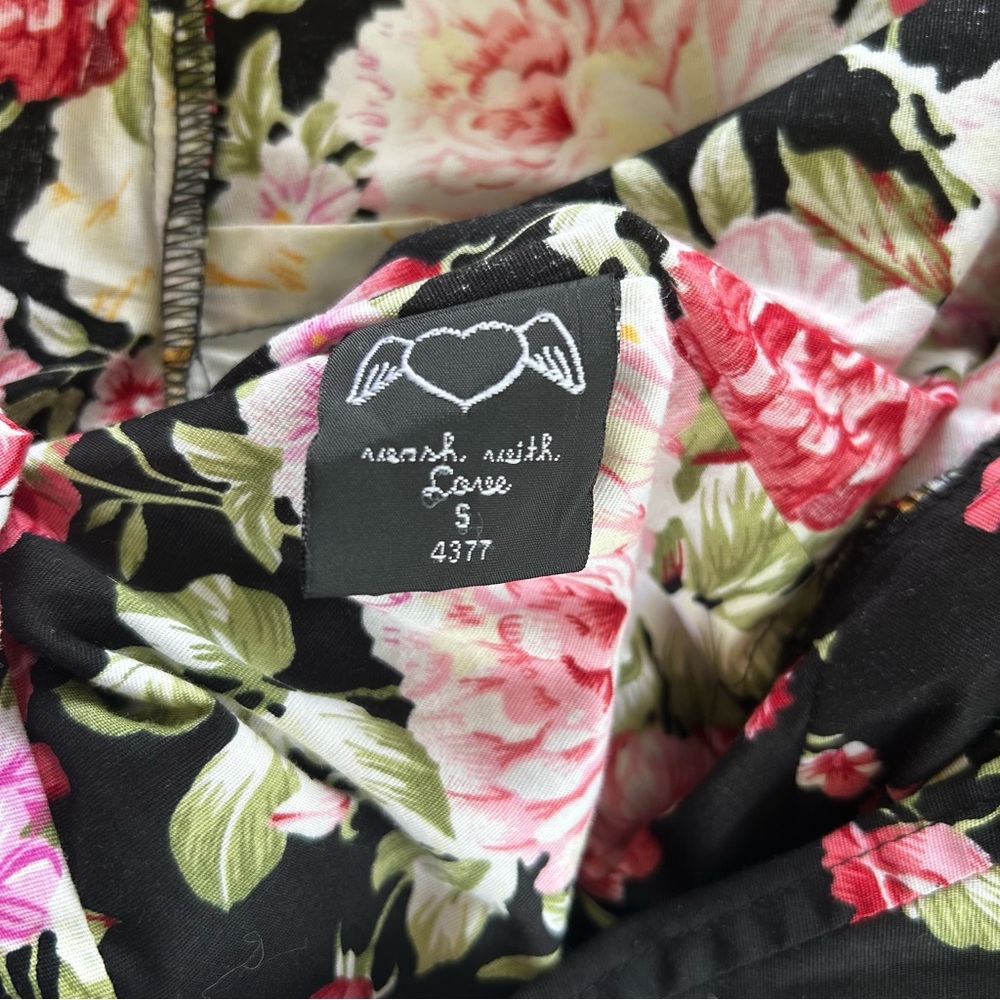 Hell Bunny Vixen Retro Floral Dress Fit & Flare Rockabilly ‘50s-Style - Picture 8 of 11